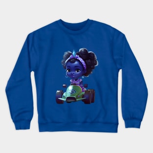 Go Kart Princess Crewneck Sweatshirt